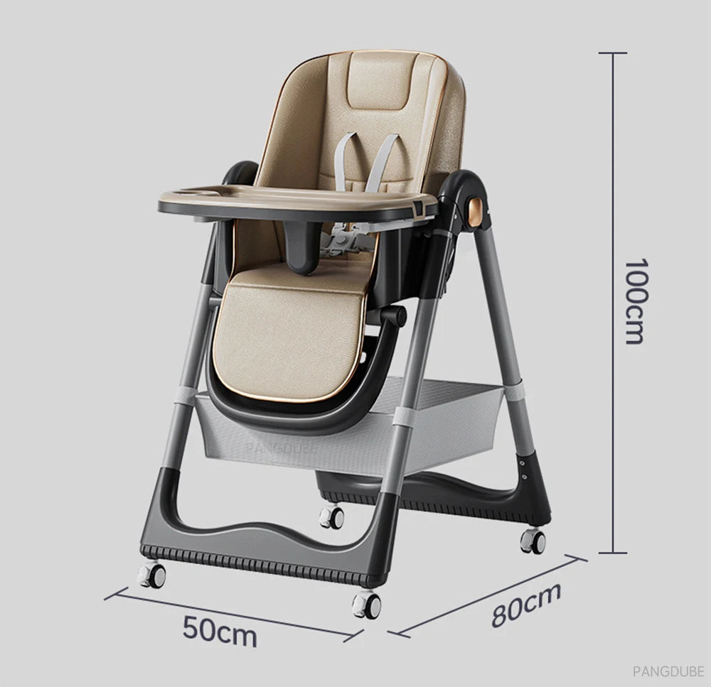 Chaise Haute Évolutive & Élégante pour Bébé
